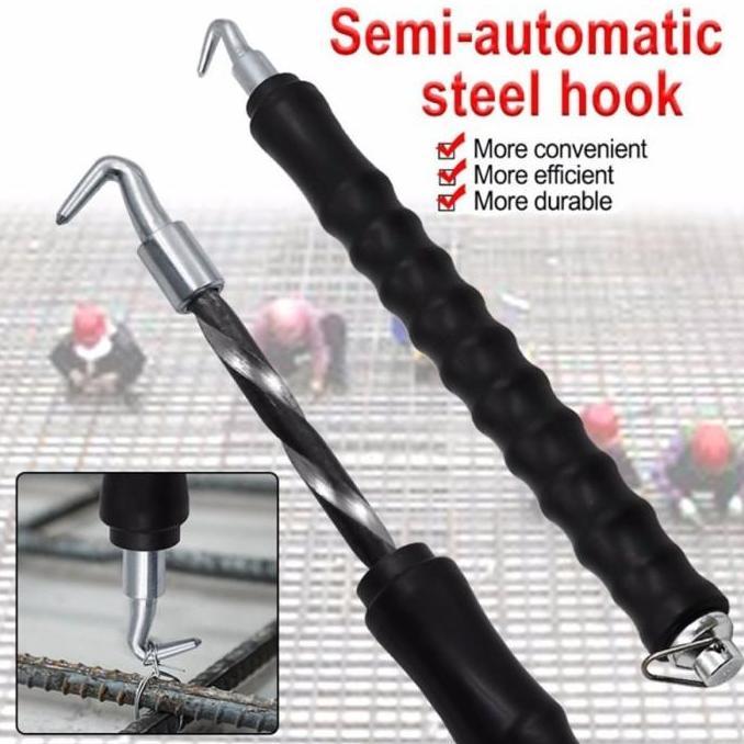 AKSULUTI PENCATUT KAWAT BENDRAT / Automatic tie wire twister / beton REBAR HOOK