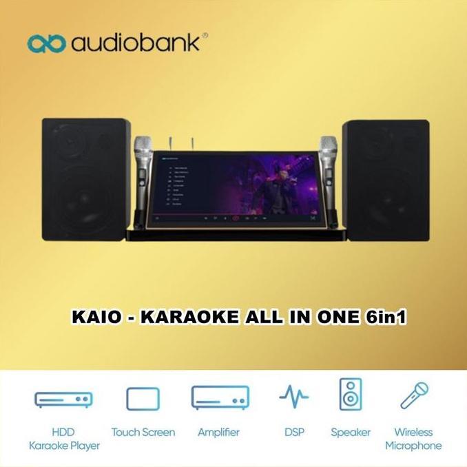 Audiobank KAIO Karaoke All In One Professional System Audio Bank KAIO Led Speakers