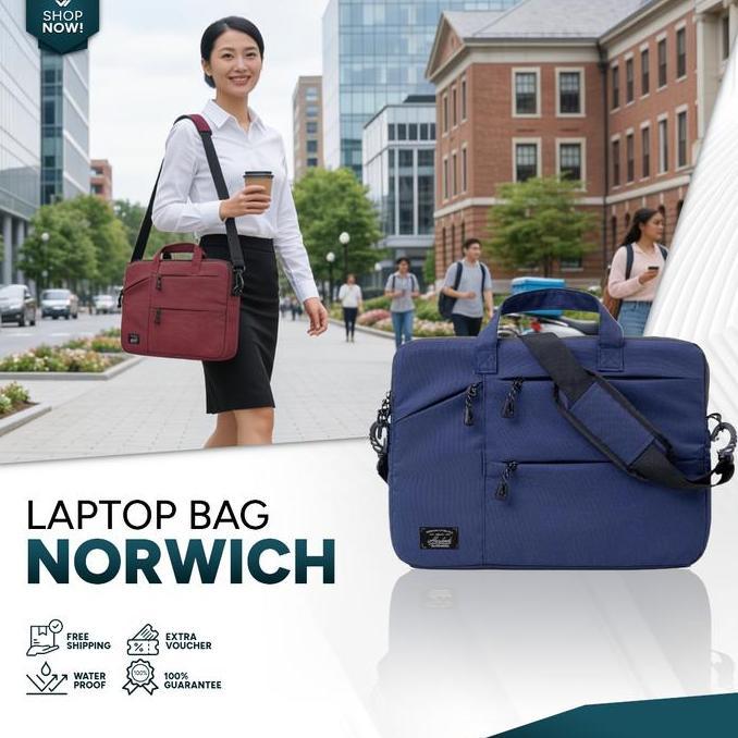 HEYLOOK - TAS LAPTOP WATERPROOF NORWICH TAS SELEMPANG COVER LEPTOP HEYLOOK