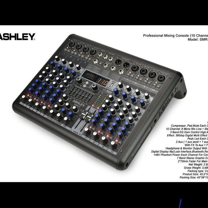 Mixer Ashley SMR 8 ( 8 Channel )