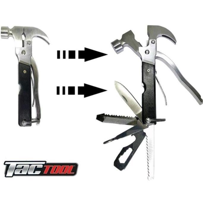 AKSULUTI THE NORT TACTOOL / Tactool 18 In 1 Alat Multifungsi / Palu Tang Obeng