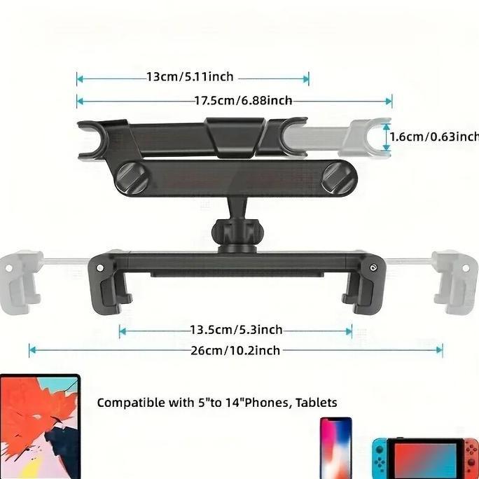 OREJELA Holder Jok Mobil Premium 360 Stand HP Universal Untuk Belakang Kursi Mobil Cocok Semua Tipe 