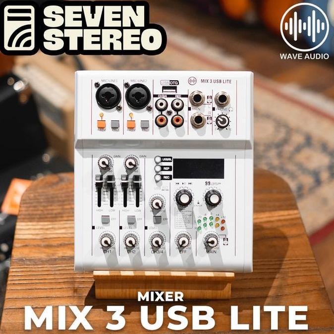 Wave Audio MIX3USB lite Mix 3 USB Lite Mixer Audio