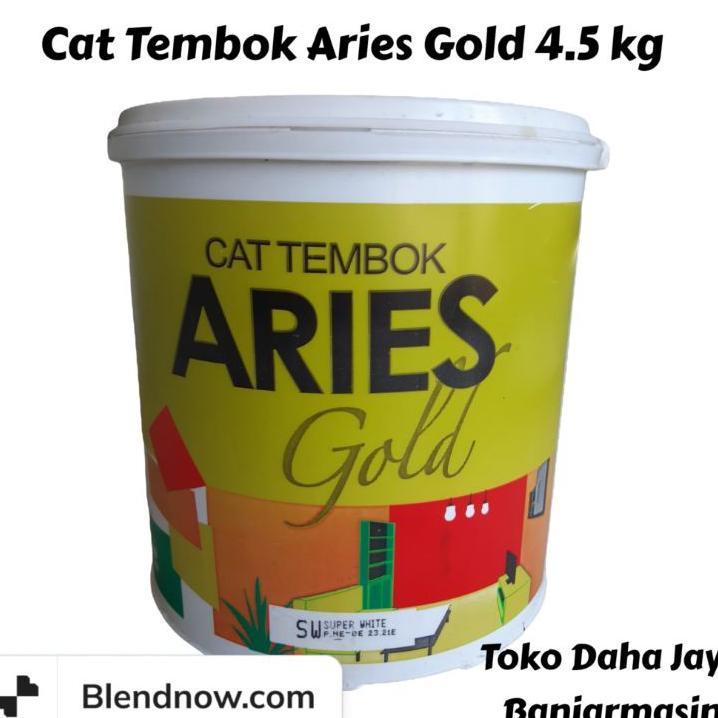Cat Tembok Aries Gold 4,5 Kg (Matte)