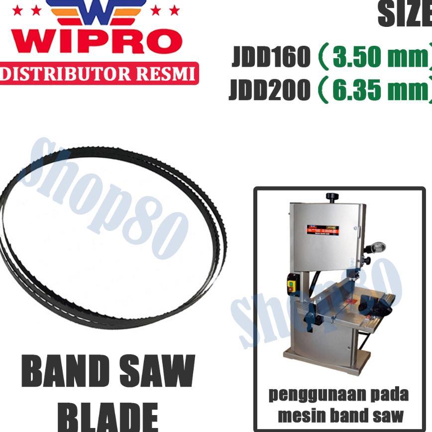 Wipro Band Saw Blade Jdd160 Jdd200 Mata Gergaji Mesin Pita Jdd 160 200