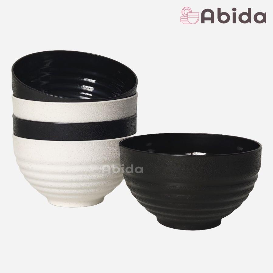Abida 1 Lusin Mangkok Plastik 6 Inch - Mangkok Bakso Mie - Mangkok Plastik Lusinan Japan Series 3426