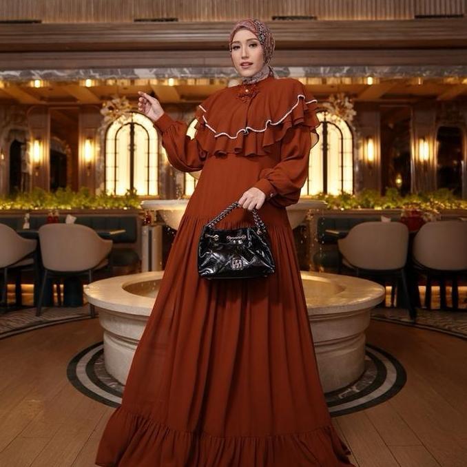 Mandjha Shelina Dress/Gamis Wanita Koleksi Lebaran By Ivan Gunawan