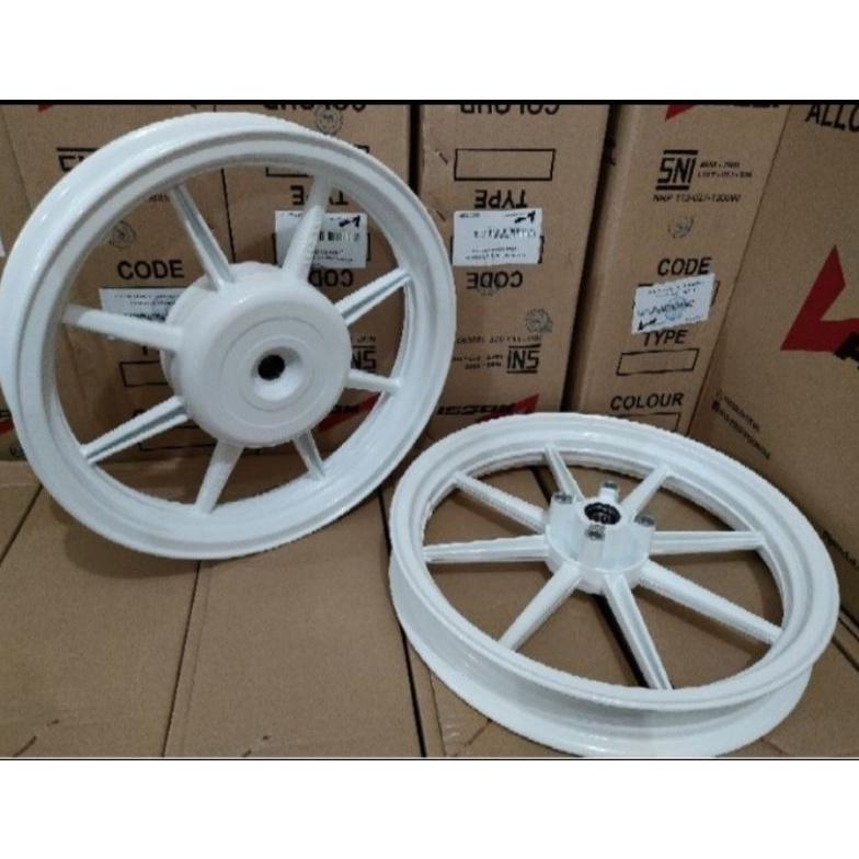 Velg V-Rossi Venom Comet palang 8 model RCB vario 125/150 185/215-14 white