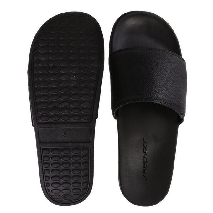skechers sendal pria Gambix Mens Sandals Black