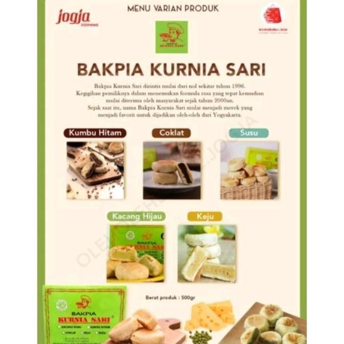 Ingredients- Bakpia Kurnia Sari