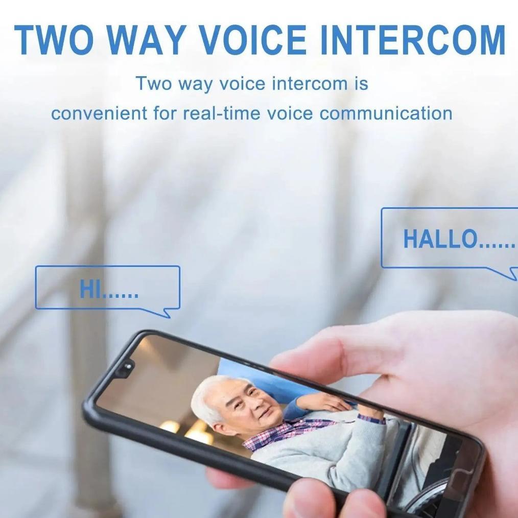 NOVELLEAMARKET KAMERA IP CCTV V380 PRO DENGAN 3 ANTENA WIRELESS WIFI  JARAK JAUH LEWAT HP PREMIUM