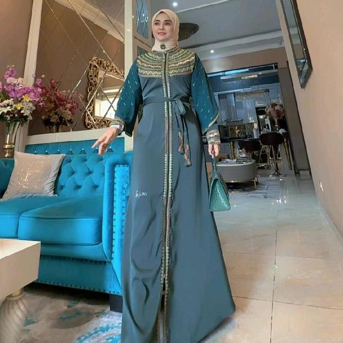 (TANPA HIJAB) Nazwa Abaya Syaqeela  Dress