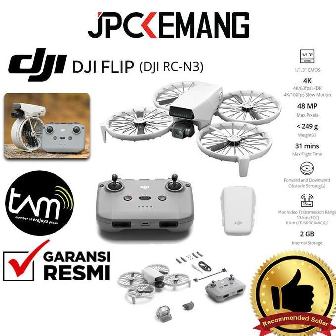 DJI Flip Basic with DJI RC-N3 Drone Camera DJI Drone Garansi Resmi