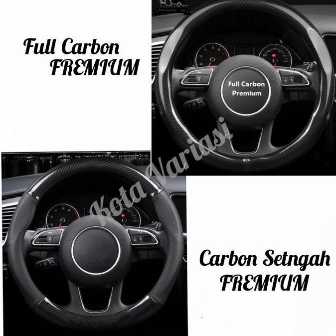 Sarung stir mobil FORD RANGER 2016 Sarung Stir Carbon Premium