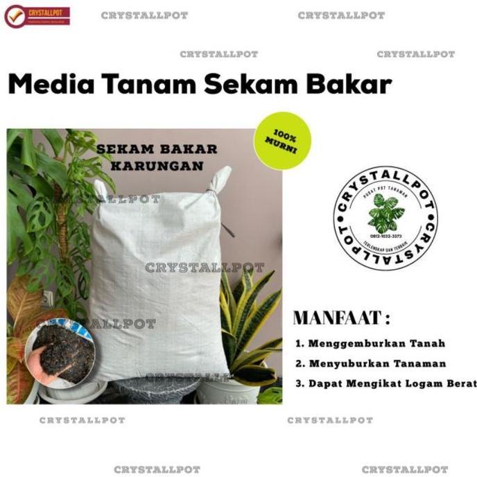 Parkz- Media Tanam Sekam Bakar Murni Karung - Sekam Bakar Karungan