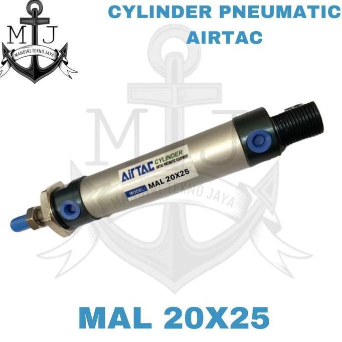 Cylinder Pneumatic Airtac Mal 20 X 25 Baru