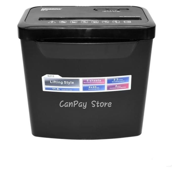 Wimzard - Krisbow Mesin Penghancur Kertas S215 Paper Shredder Krisbow