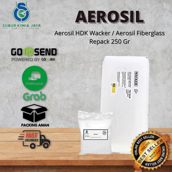 Aerosil HDK Wacker / Aerosil Fiberglass / Pengental Resin 250 GR