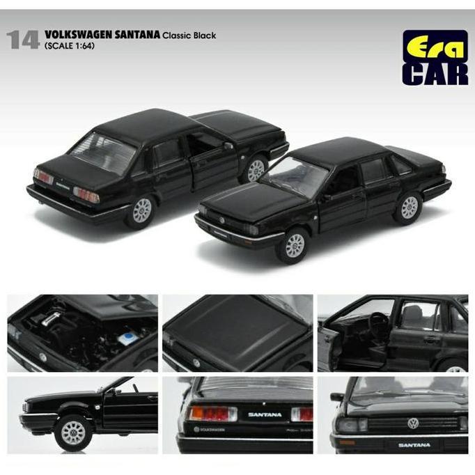 Era Car 1/64 Volkswagen Santana VW Classic Black