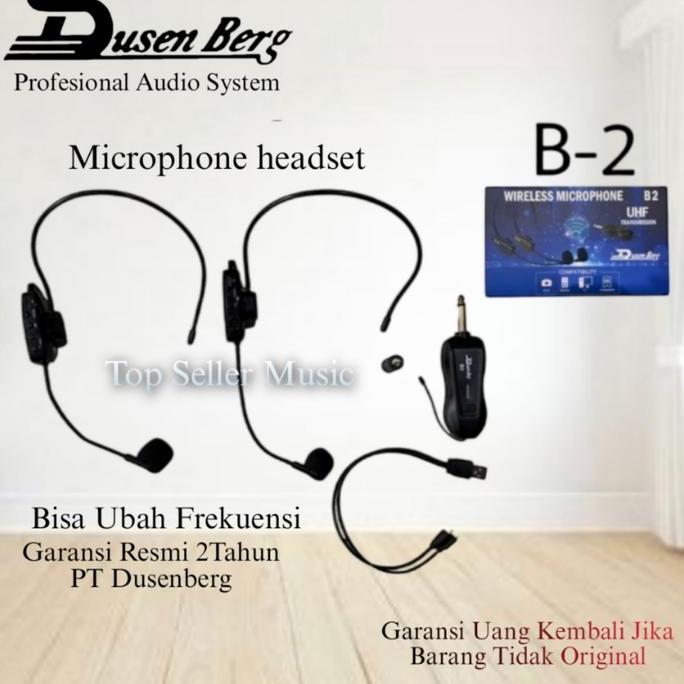 Vocale- Mic Wireless Headset Dusenberg B2 2Mic Wireless Bando