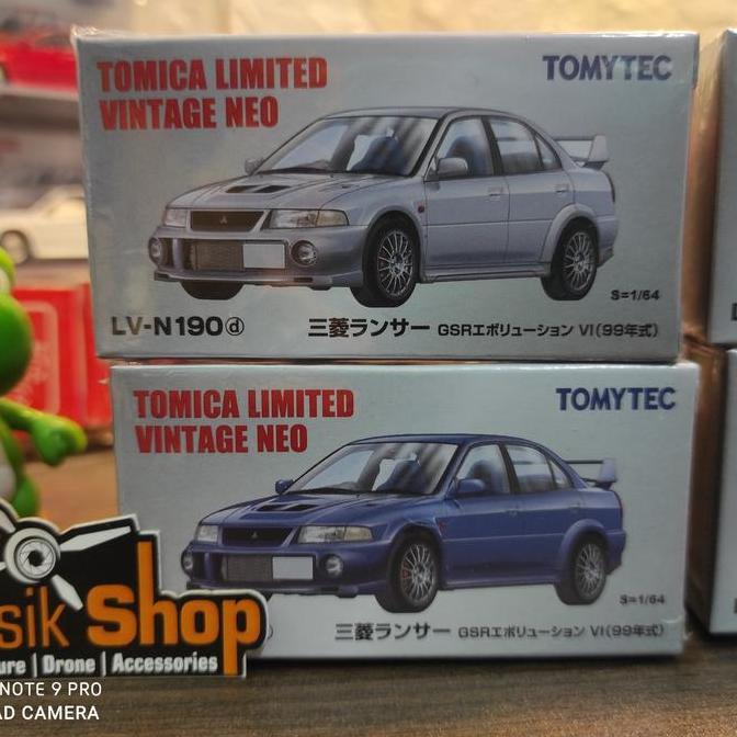 Tomica Vintage Neo LV-N190c & L N190d Mitsubishi Lancer Evo VI