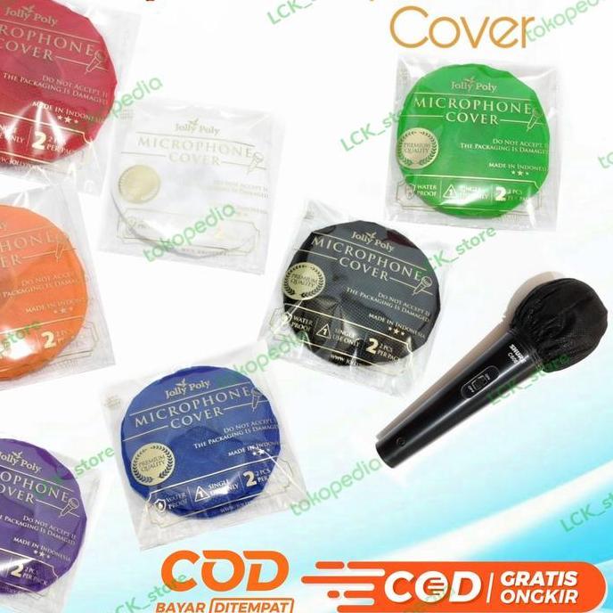 Vocale- Cover Microphone /Cover Mic /Sarung Microphone/Tisu Mic/Pembungkus Mic