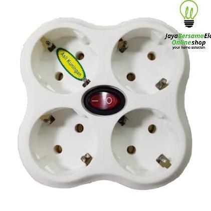 Ricita- T Multi Colokan Listrik Lubang 4 Switch Matsui Mt-314