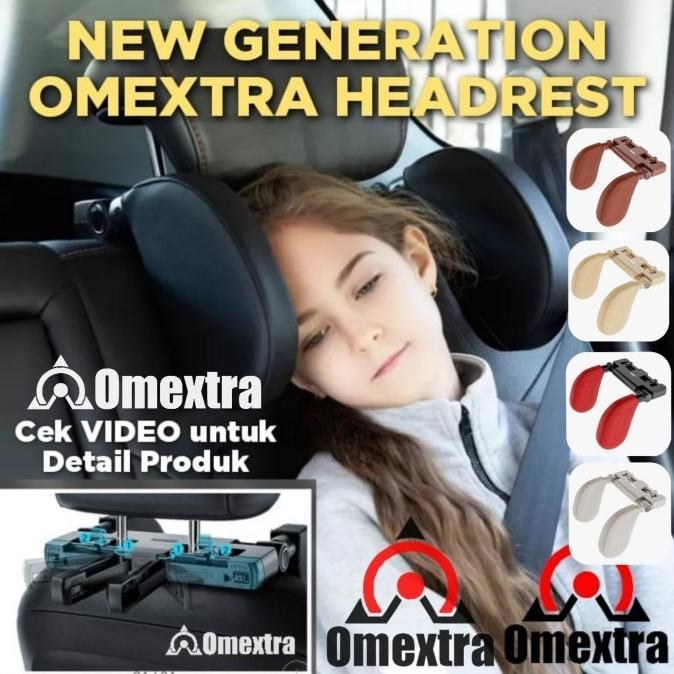Bantal Omextra - Car Headrest Omextra - Car Sleep Headrest 3th Generation - Bantal Mobil Omextra
