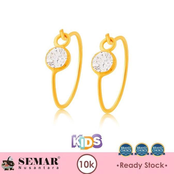 Wimzard - Anting Emas Anak Kimmy Lovely Kids Ringan Gold 10K Semar Nusantara