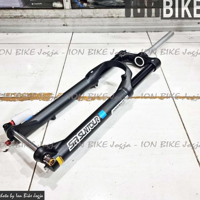 Fork Sepeda MTB 27.5 Suntour Raidon Air Travel 140 Taper Ta Boost T140