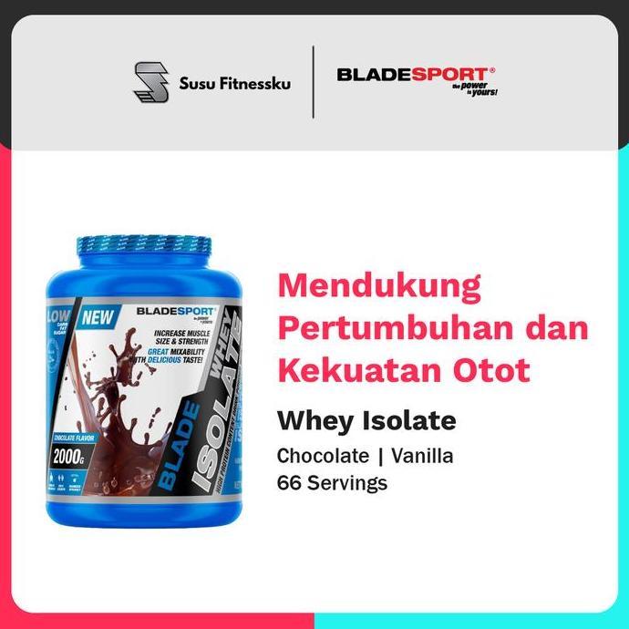 Kerenabis- Blade Whey Protein Isolate 4,41Lb - 66 Serving - Suplemen Fitness