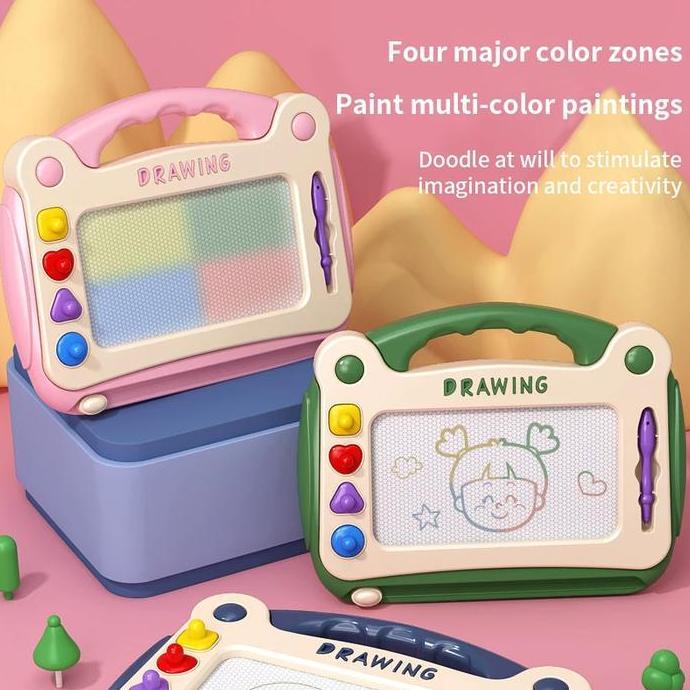 Mainan Meja Papan tulis magnetic Anak-Anak/Meja Belajar Meja Lipat Anak magnetic/Mainan Papan Gambar