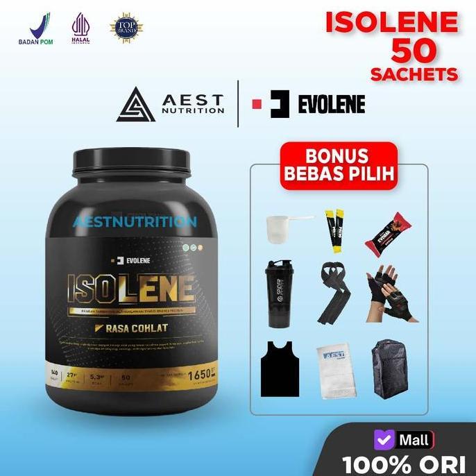 Kerenabis- Evolene Isolene 50 Sachet Susu Whey Isolate Protein
