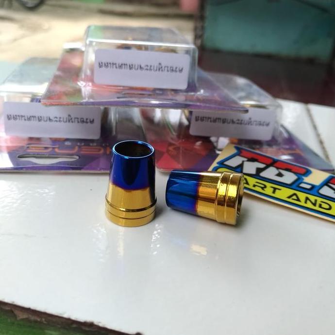 Promo ring monel spion probolt stainless two tone blue gold heng thailand Diskon