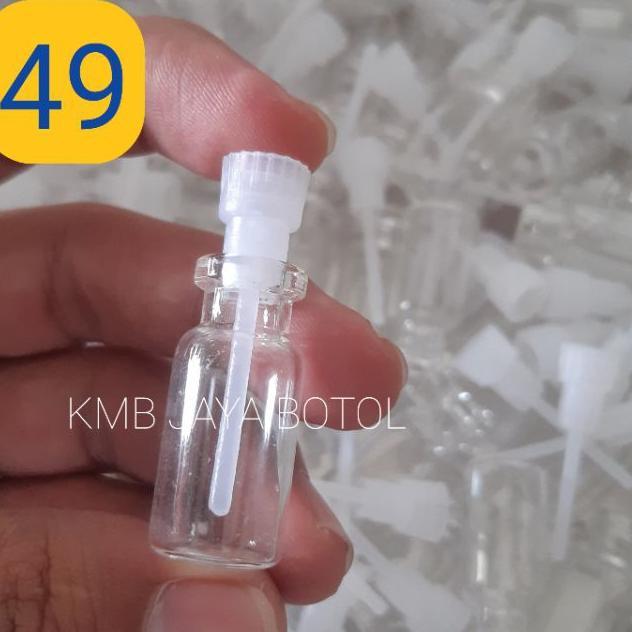 Botol Tester Parfum 2.5 Ml Isi 50 Pcs, Botol Vial, Botol Penisilin, Botol Tester, Botol Parfum Mini