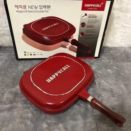 Happy Call Double Pan/ Panci Teflon Double Pan/ Wajan Panggangan Double Pan/ Panci Serbaguna
