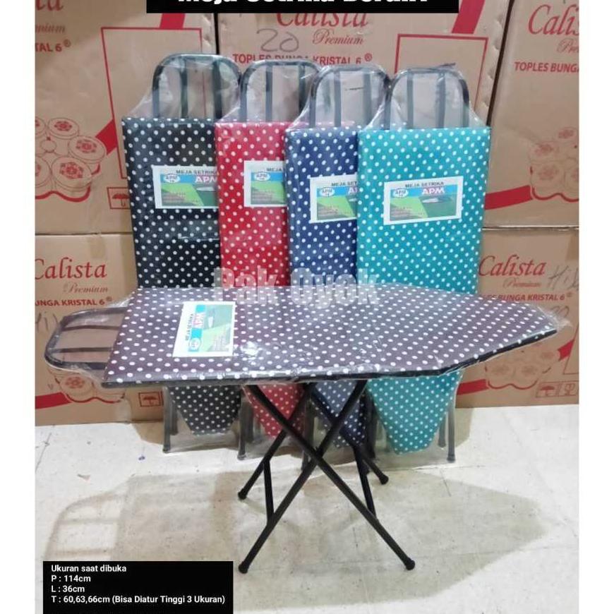Meja Setrika Berdiri / Meja Setrika Lipat Kaki Panjang Berdiri / Meja Setrika Berdiri / Alas Gosok S
