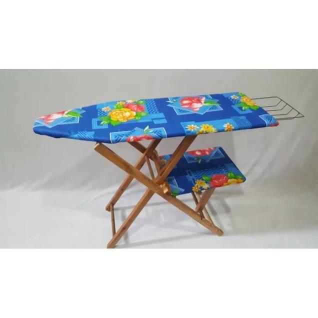 Meja Setrika Gosokan Lipat Kayu