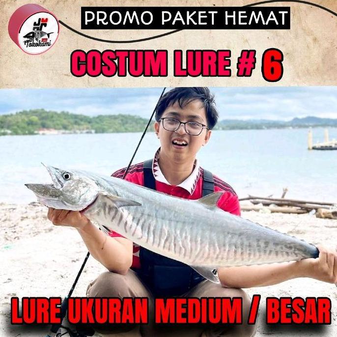 Pesce- Lure Costum Isi 5 Pcs + Bonus 1 Lure Free Box