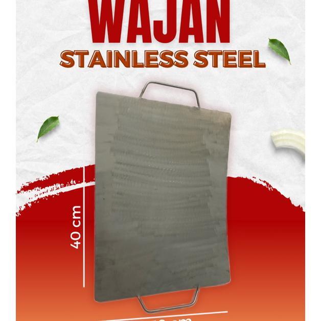 Wajan Plat Stainless Steel || Wajan Kebab Burger