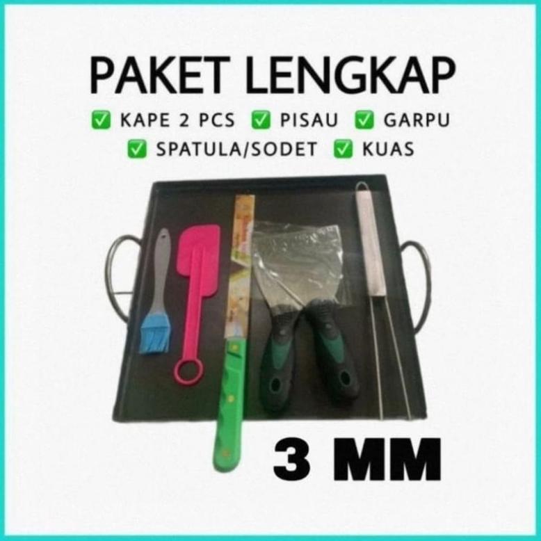 Wajan Roti Bakar / Wajan Kebab / Wajan Martabak / Tebal 3Mm / Anti Lengket