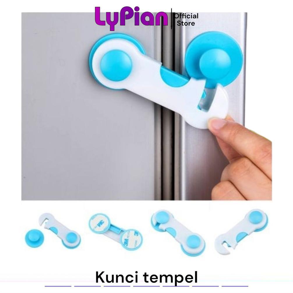 Pengaman Pintu Lemari 3M Adhesive Universal - Penahan Pintu Lemari Lem 3M