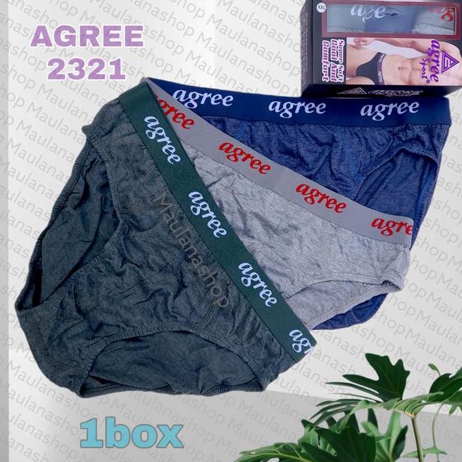 New Cd Pria Agree Sport | Celana Dalam Pria Dewasa Agree 3Pcs M-Xxl