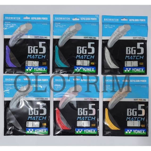 Senar Badminton Yonex Bg5 Bg 5 Match Original