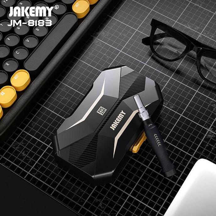Jakemy JM-8183 145in1 Obeng Set Laptop Macbook Komputer New Desn