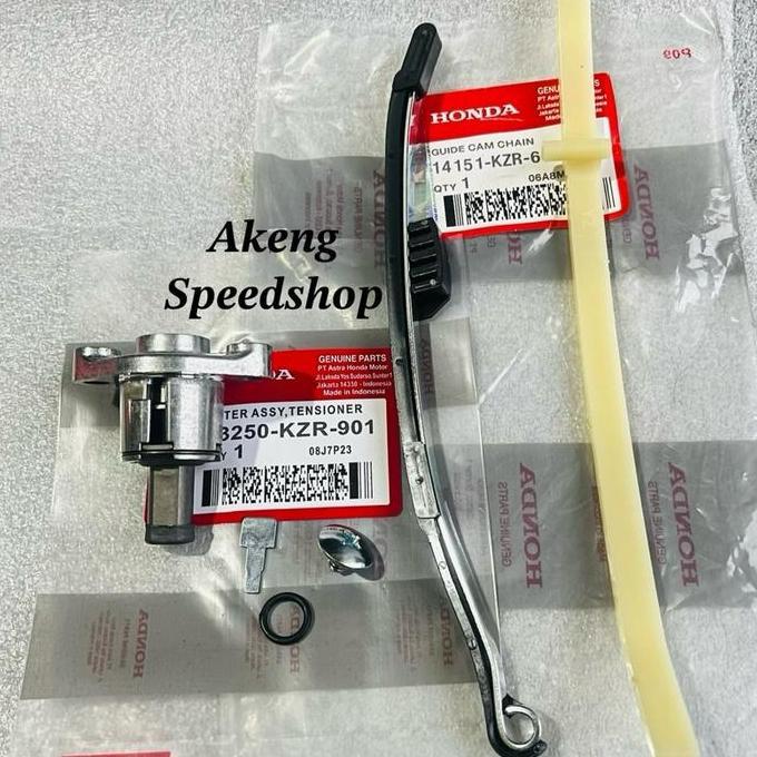 Tonjokan Keteng Kzr+Karet Tensioner Kzr Vario 125 Fi Old,Vario 125 Esp Led,Vario 125 New Original Be