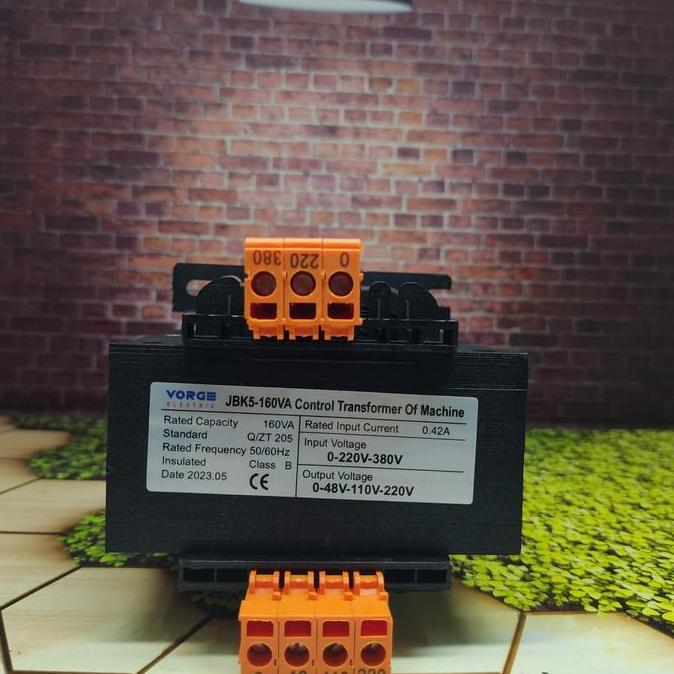Promo Chint Transformer Trafo Step Down 160VA In 380V 220V JBK5-160VA