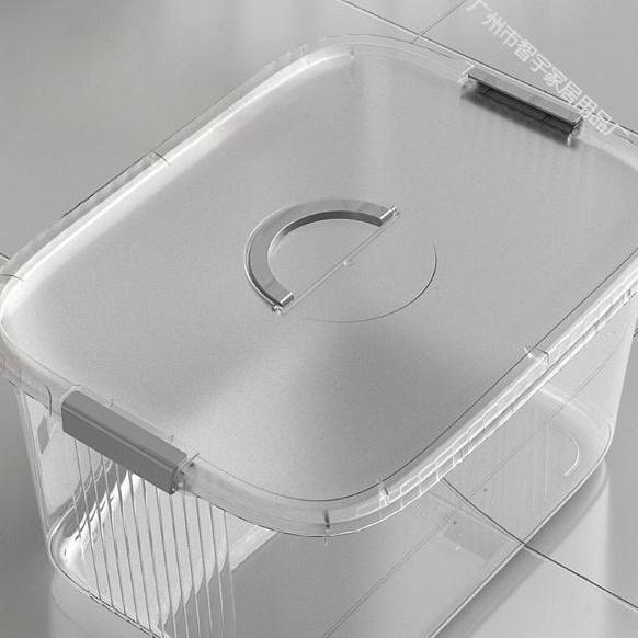 Herz- Box Penyimpanan Plastik Transparan Multifungsi Container Box Baju Mainan Buku Pakaian Besar