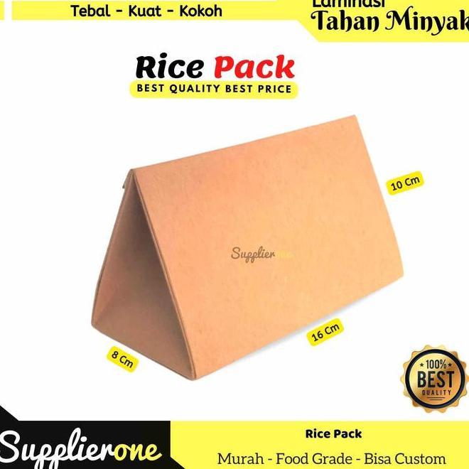 Rice Pa 50 Pcs Kemasan Nasi Pa Bungkus Nasi Pembungkus Mie Goreng