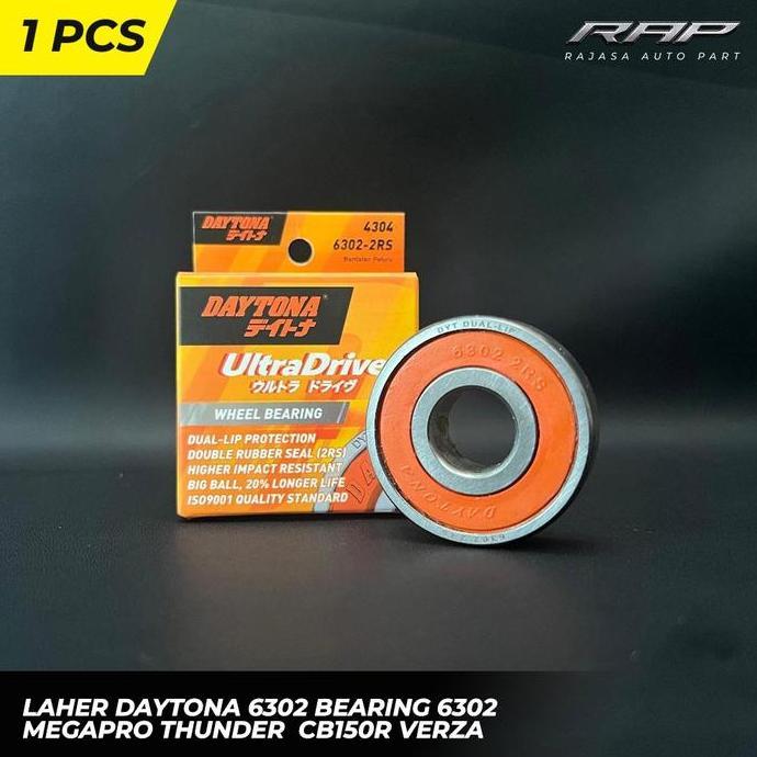 Laher Daytona 6302 Bearing 6302  Laher Roda Megapro Thunder  Cb150R Verza Restock